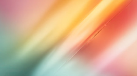 This colorful abstract background features smooth gradients and a motion blur effect, creating an artistic and modern atmosphere perfect for various design projects.の素材