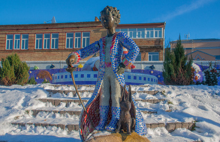 Kiev, Ukraine - the capital of Ukraine is an intriguing mix of orthodox history and soviet heritage, with some fine exemples of modern artのeditorial素材