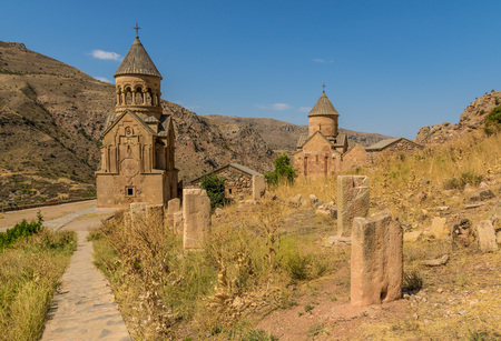Noravank Monastery, Armenia - squeezed between Russia and Turkey, Armenia is a wonderful mix of soviet heritage and orthodox landmarks. Here in particular the Noravank Monasteryの写真素材