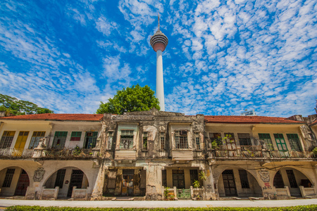 Kuala Lumpur, Malaysia - a cozy capital which offers a lot of interesting of landmarks, and a unique melting pot of old structures and modern buildingsのeditorial素材