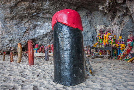 Ao Phra Nang Beach, Thailand - Thailand is famous for its golden sands and blue waters. Here in...