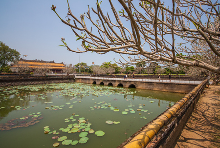 Hue, Vietnam - presenting one of the most well preserved Old Town in Vietnam, and a wonderful Forbidden City, Hue is one of the main travel destination in the countryのeditorial素材