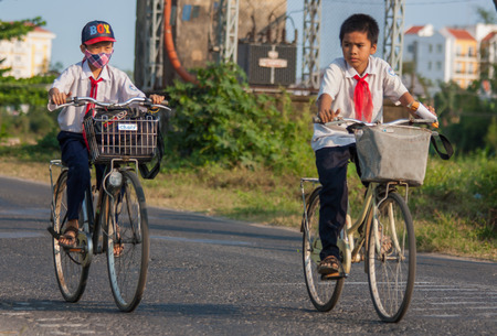 Hanoi, Vietnam - one of the main attractions of Vietnam are its colorful and welcoming inhabitantsのeditorial素材