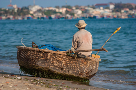 Mui Ne, Vietnam - a small fishermen village, Mui Ne is a hidden gem of the South Coast, with its colorful streams, the golden dunes and the wonderful harbourのeditorial素材