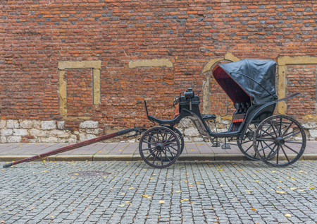 Krakow, Poland - the second biggest city in Poland, and a Unesco World Heritage site, Krakow offers a mix of history and modernity. Here in the picture a perspective of the Old Townのeditorial素材
