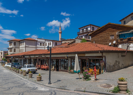 Ankara, Turkey - even if not the most touristic place in Turkey, still Ankara offers some great spots. Here in particular the Old Town with its typical Ottoman Style buildingsのeditorial素材