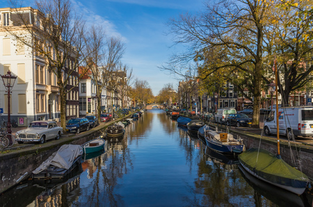 Amsterdam, Netherlands - main city and capital of the country, Amsterdam offers a splendid display of history and modernity. Here in the picture the Old Town and its famous canalsのeditorial素材