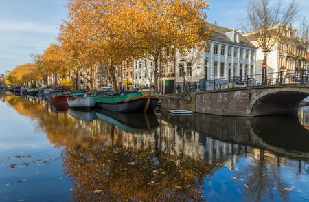 Amsterdam, Netherlands - main city and capital of the country, Amsterdam offers a splendid display of history and modernity. Here in the picture the Old Town and its famous canalsのeditorial素材