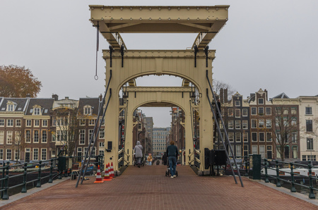 Amsterdam, Netherlands - main city and capital of the country, Amsterdam offers a splendid display of history and modernity. Here in the picture the Old Townのeditorial素材