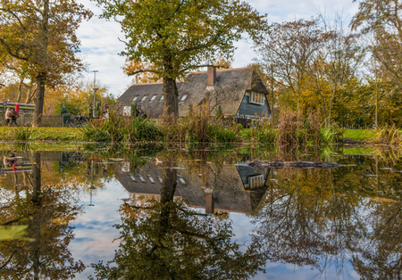 Amsterdam, Netherlands - main city and capital of the country, Amsterdam offers some quiet and peaceful spots, like the famous Vondelparkのeditorial素材