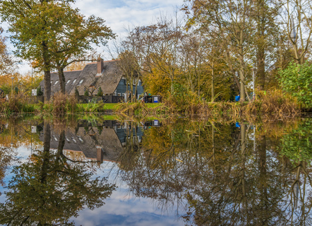 Amsterdam, Netherlands - main city and capital of the country, Amsterdam offers some quiet and peaceful spots, like the famous Vondelparkのeditorial素材
