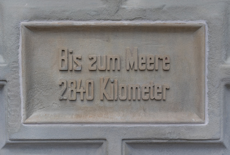 Donaueschingen, Germany - located in the Black Forest, Donaueschingen is considered the source of the river Danube, which is supposed to start in the Donauquelle fountainのeditorial素材