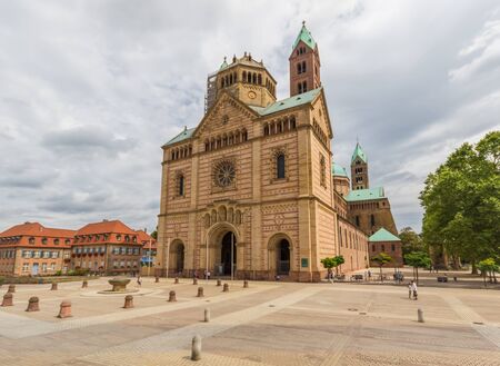 Speyer, Germany - famous for the 1529 Protestation, and a Unesco World Heritage site due to its majestic cathedral, Speyer is a wonderful town located on the Rhine Riverのeditorial素材