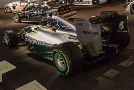 Stuttgart, Germany - Germany has always been one of the most technologically advanced countries in Europe, and its cars are famous worldwide. Here in particular the Mercedes Museumのeditorial素材