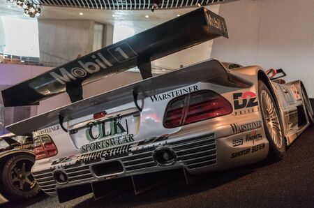 Stuttgart, Germany - Germany has always been one of the most technologically advanced countries in Europe, and its cars are famous worldwide. Here in particular the Mercedes Museumのeditorial素材