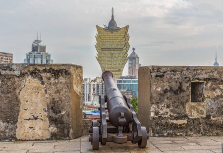 Macau, China - Portuguese colony until 1999, and a Unesco World Heritage site, Macau presents a...