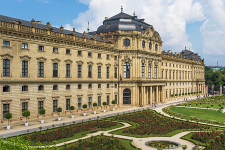 Wurzburg, Germany - located on the Main river and popular tourist destination, Wurzburg is a wonderful city which displays a Unesco World Heritage Old Townのeditorial素材
