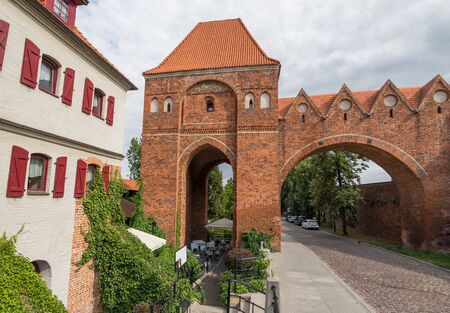 Torun, Poland - located on the Vistula River, Torun displays one of the most wonderful Gothic and Baroque architectures of Poland. Here in particular the Old Town, a Unesco World Heritage siteのeditorial素材