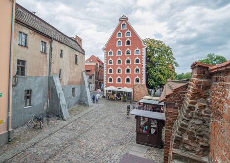 Torun, Poland - located on the Vistula River, Torun displays one of the most wonderful Gothic and Baroque architectures of Poland. Here in particular the Old Town, a Unesco World Heritage siteのeditorial素材