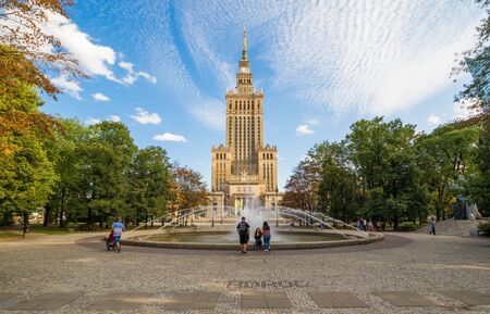 Warsaw, Poland - capital and largest city of Poland, Warsaw still displays some signs of its...