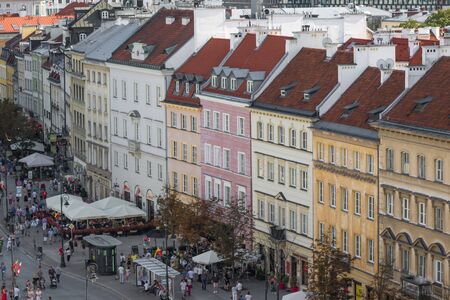 Warsaw, Poland - capital and largest city of Poland, Warsaw displays a colorful Old Town, a Unesco World Heritage due to its wonderful Gothic and Baroque architectureのeditorial素材