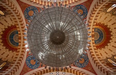 Beirut, Lebanon - built on an old preyer corner, the Mohammad Al-Amin Mosque is the biggest mosque...