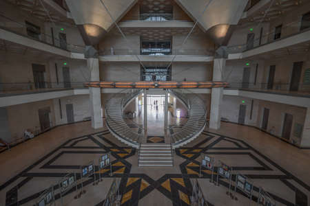 Doha, Qatar - built on one end of the Corniche, the Museum of Islamic Art is the first of its kind...