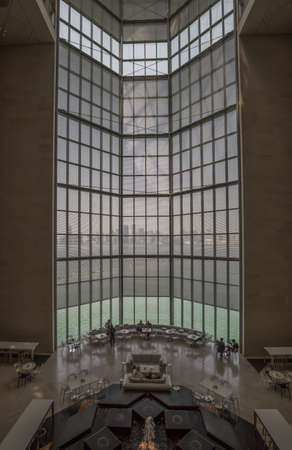 Doha, Qatar - built on one end of the Corniche, the Museum of Islamic Art is the first of its kind...