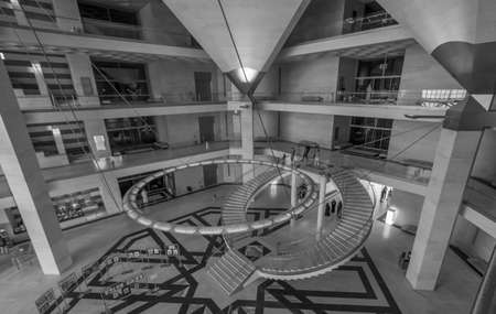 Doha, Qatar - built on one end of the Corniche, the Museum of Islamic Art is the first of its kind...