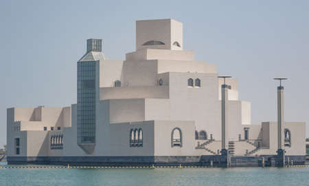Doha, Qatar - built on one end of the Corniche, the Museum of Islamic Art is the first of its kind...