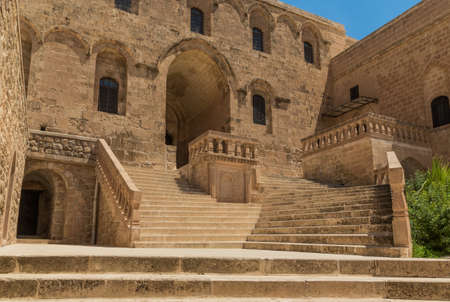 Mardin, Turkey - few kilometers away from Mardin, the Deyrulzafaran Assyrian Monastery is one of the best preserved examples of Syriac Orthodox monastery in the worldのeditorial素材