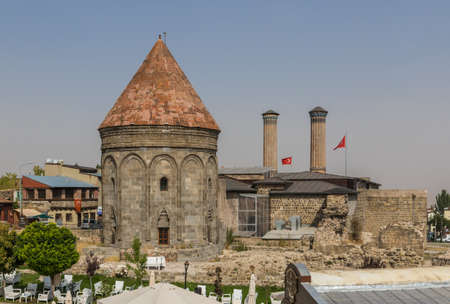 Erzurum, Turkey - the main city of Eastern Anatolia, Erzurum displays turkish, kurdish and armenian heritage. Here in particular the Old Townのeditorial素材