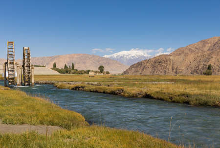 Tashkurgan, China - located 3,500m above the sea level, and last city before the border with...