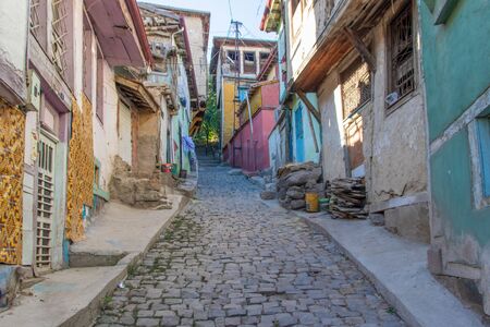 Afyonkarahisar, Turkey - a city famous for its thermal baths, Afyonkarahisar displays a many wonderful spots. Here in particular the typical ottoman Old Townの写真素材
