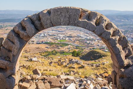 Pergamon, Turkey - one of the best preserved ancient Greek and Roman ruins,  Pergamon presents an...