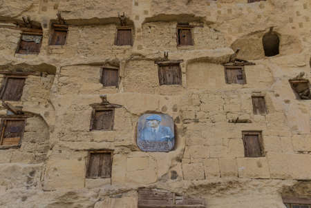 Taskale, Turkey - Taskale is a small and colorful village in Central Anatolia, famous for its barn carved in the rockのeditorial素材