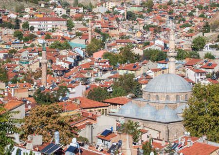 Afyonkarahisar, Turkey - a city famous for its thermal baths, Afyonkarahisar displays a many wonderful spots. Here in particular the typical ottoman Old Townのeditorial素材