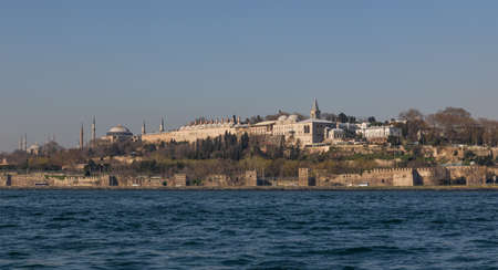 Istanbul, Turkey - home of many Istanbul landmarks, like Hagia Sofia, the Topkapi Palace, the Blue Mosque, the Fatih district is the core of the city. Here in particular the Golden Hornのeditorial素材