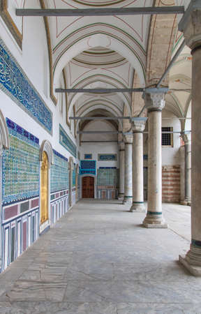 Istanbul, Turkey - main residence and administrative headquarters of the Ottoman sultans, the Topkapi Palace is one of the main landmarks in Istanbul. Here in particular its interiorsのeditorial素材