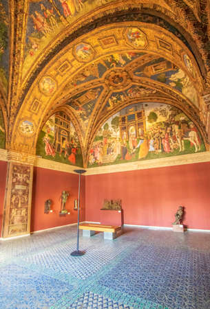 Vatican City, Vatican - the Vatican Museums are an immense collection amassed by the Catholic Church throughout the centuries. Here in particular one of the priceless collectionsのeditorial素材