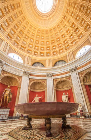 Vatican City, Vatican - the Vatican Museums are an immense collection amassed by the Catholic Church throughout the centuries. Here in particular one of the priceless collectionsのeditorial素材