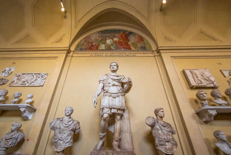 An immense collection of artifacts, frescoes, paintings and sculptures amassed by the Catholic Church throughout the centuries, the Vatican Museums are among the biggest attractions in Romeのeditorial素材