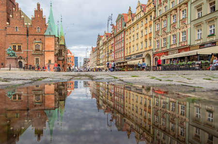 Wroclaw, Poland - due to the frequent rain, in Wroclaw you can easely find water pools, and use them...