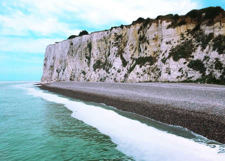 Normandy cliff , Franceの写真素材