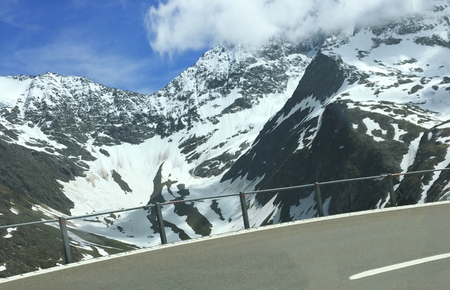 Alps mountain range in Europe, Switzerlandの写真素材