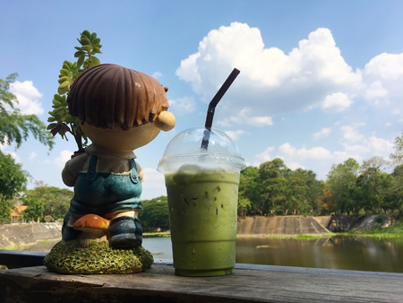 Coffee shop in Loei, Thailandの写真素材