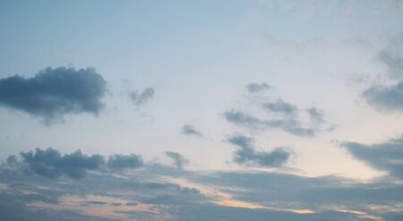 Dark sky on eveningの写真素材