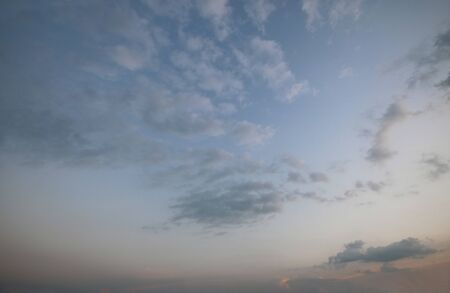 Dark sky on evening