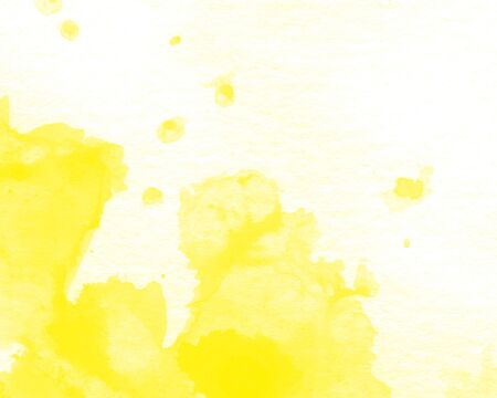 Yellow abstract watercolor texture background. watercolor wallpaperの写真素材