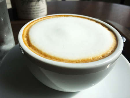Hot coffee cappuccino, Hot coffee milk.